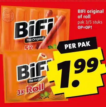 Boni BIFI original of roll aanbieding
