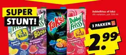 Boni Dubbelfrisss of Taksi aanbieding
