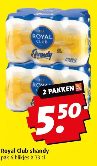 Boni Royal Club shandy aanbieding