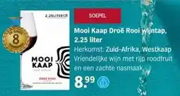 Albert Heijn Mooi Kaap Droë Rooi wijntap, 2.25 liter aanbieding