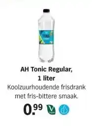 Albert Heijn AH Tonic Regular, 1 liter aanbieding
