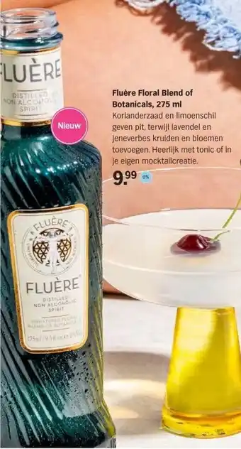 Albert Heijn Fluère Floral Blend of Botanicals, 275 ml aanbieding