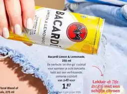 Albert Heijn Bacardi Limon & Lemonade, 250 ml aanbieding