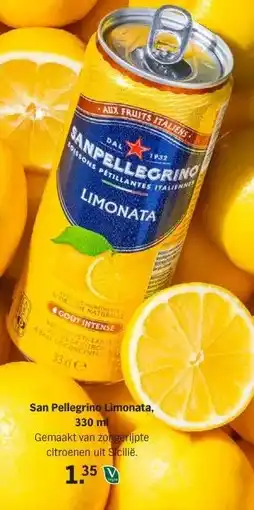 Albert Heijn San Pellegrino Limonata, 330 ml aanbieding