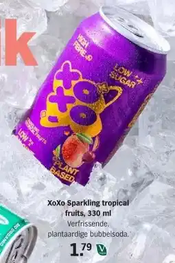 Albert Heijn XoXo Sparkling tropical fruits, 330 ml aanbieding