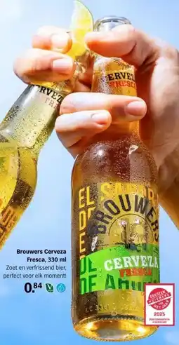 Albert Heijn Brouwers Cerveza Fresca, 330 ml aanbieding