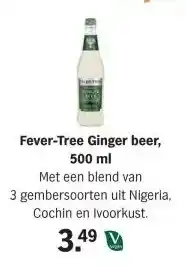 Albert Heijn Fever-Tree Ginger beer, 500 ml aanbieding