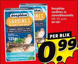 Boni Deepblue sardines in zonnebloemolie aanbieding