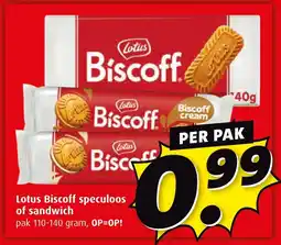 Boni Lotus Biscoff speculoos of sandwich aanbieding