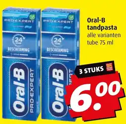 Boni Oral-B tandpasta aanbieding