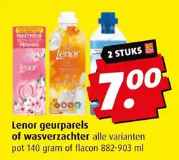 Boni Lenor geurparels of wasverzachter aanbieding