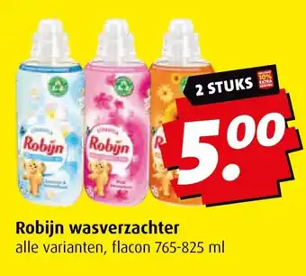 Boni Robijn wasverzachter aanbieding