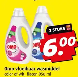 Boni Omo vloeibaar wasmiddel aanbieding