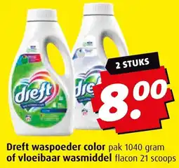Boni Dreft waspoeder color of vloeibaar wasmiddel aanbieding