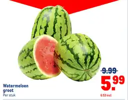 Makro Watermeloen groot aanbieding