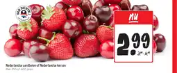 Jumbo Nederlandse aardbeien of Nederlandse kersen aanbieding