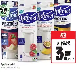 Jumbo Optimel drink aanbieding