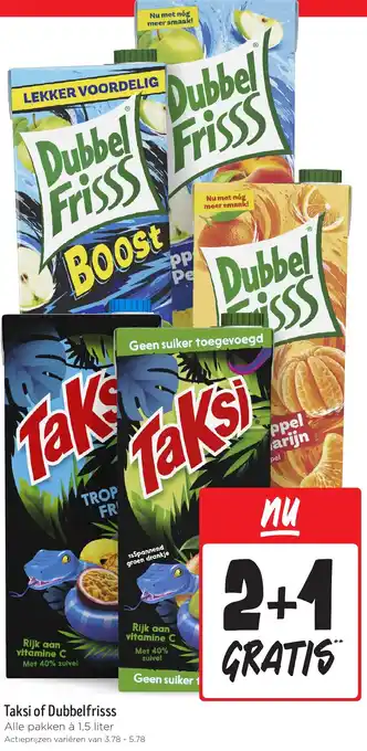 Jumbo Taksi of Dubbelfrisss aanbieding