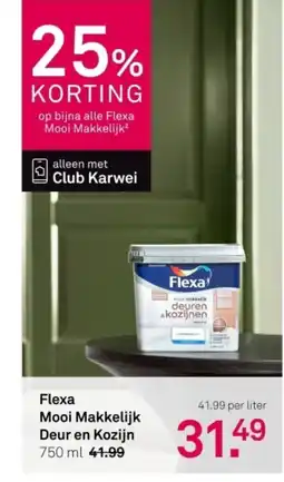 Karwei Flexa Mooi Makkelijk Deur en Kozijn aanbieding