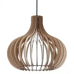 Lampidee Seattle Seattle Hanglamp hout naturel aanbieding