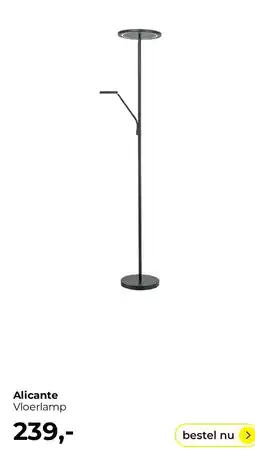 Lampidee Alicante Vloerlamp aanbieding