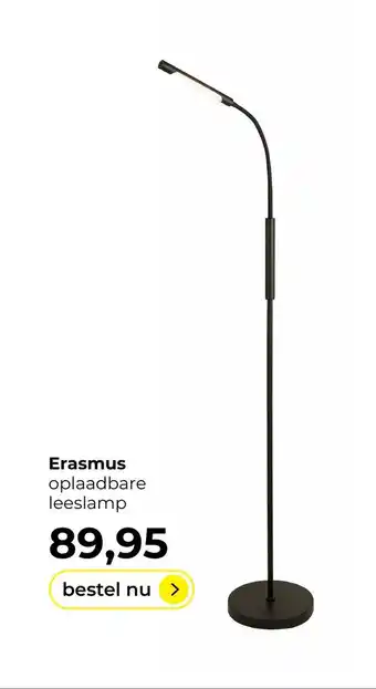 Lampidee Erasmus oplaadbare leeslamp aanbieding