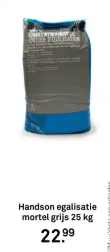 Karwei Handson egalisatie mortel grijs aanbieding