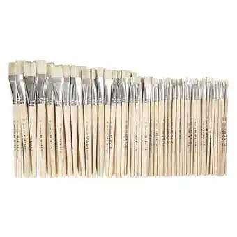 Lobbes Houten Kwasten, Nr. 00-22, Korte Steel, 120st. aanbieding
