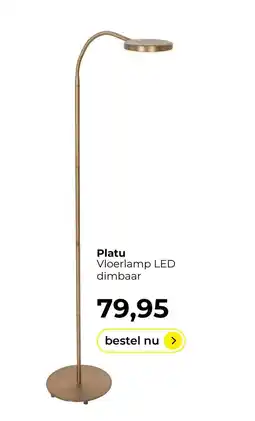 Lampidee Platu Vloerlamp LED dimbaar aanbieding