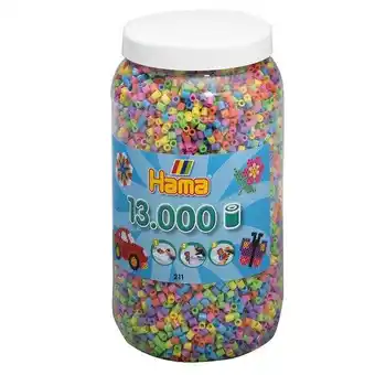 Lobbes Hama Strijkkralen in Pot - Pastelmix (050), 13.000st. aanbieding