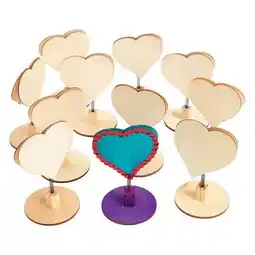 Lobbes Colorations - Versier je Houten Memoclip Hart, 12st. aanbieding