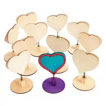 Lobbes Colorations - Versier je Houten Memoclip Hart, 12st. aanbieding
