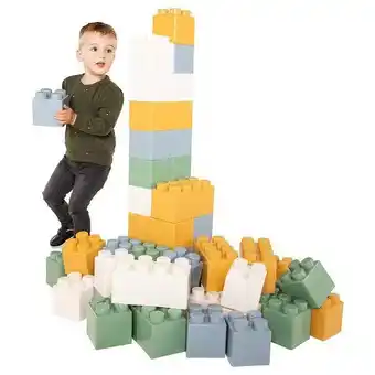 Lobbes Bouwblokken XXL Pastelkleuren, 45dlg. aanbieding