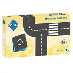 Lobbes Coblo Toppers Wegen Magnetisch Bouwspeelgoed, 50dlg. aanbieding