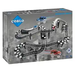 Lobbes Coblo Racebaan Zwart Magnetisch Bouwspeelgoed, 70dlg. aanbieding