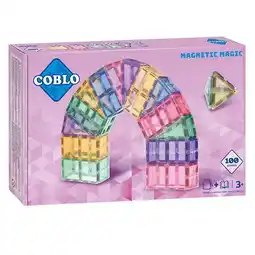 Lobbes Coblo Pastel Magnetisch Bouwspeelgoed, 100dlg. aanbieding