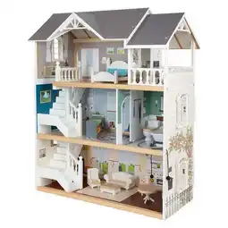Lobbes Small Foot - Houten Urban Villa Poppenhuis met Accessoires, 13dlg. aanbieding