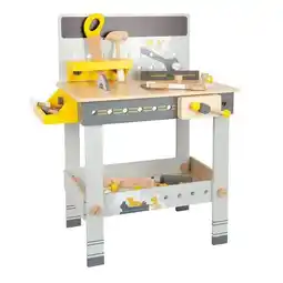 Lobbes Small Foot - Houten Werkbank Miniwob, 52dlg. aanbieding