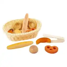 Lobbes Small Foot - Kunststof Broodmand met Speeleten Brood, 12dlg. aanbieding