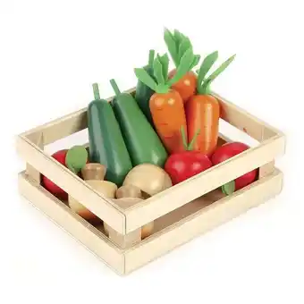 Lobbes Houten Winter Groenten in een Kratje aanbieding