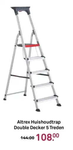Karwei Altrex Huishoudtrap Double Decker 5 Treden aanbieding