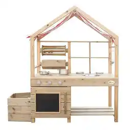 Lobbes Classic World Outdoor Kinderkeuken XL Hout aanbieding