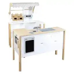 Lobbes Small Foot - Houten Winkel Wit met Kassa en Loopband aanbieding