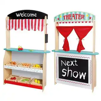 Lobbes Joueco Theater en Winkel met Accessoires, 2in1 aanbieding