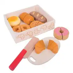 Lobbes Bigjigs Houten Kistje met Snijbrood, 17dlg. aanbieding