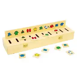 Lobbes Small Foot - Afbeeldingen Sorteerbox, 55 dlg. aanbieding