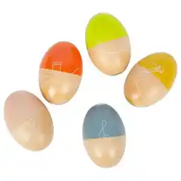 Lobbes Small Foot - Houten Muziekeiereren Groovy Beats, 5st. aanbieding