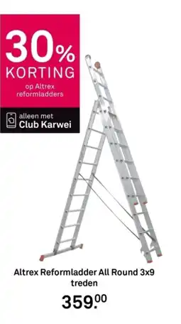 Karwei Altrex Reformladder All Round 3x9 treden aanbieding