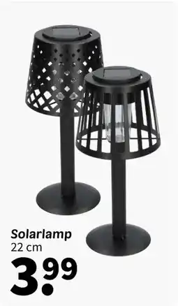 Wibra Solarlamp aanbieding