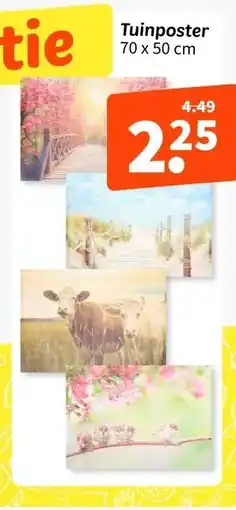 Wibra Tuinposter aanbieding